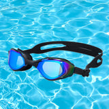 Maxbell Swimming Goggles Electroplating Diving Goggles for Diving Outdoor Snorkeling Black