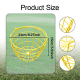 Maxbell Golf Ball Metal Range Basket Balls Range Accessories Storage Bucket