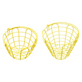 Maxbell Golf Ball Metal Range Basket Balls Range Accessories Storage Bucket