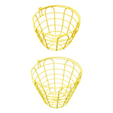 Maxbell Golf Ball Metal Range Basket Balls Range Accessories Storage Bucket