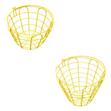 Maxbell Golf Ball Metal Range Basket Balls Range Accessories Storage Bucket