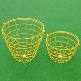 Maxbell Golf Ball Metal Range Basket Balls Range Accessories Storage Bucket