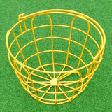 Maxbell Golf Ball Metal Range Basket Balls Range Accessories Storage Bucket