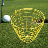 Maxbell Golf Ball Metal Range Basket Balls Range Accessories Storage Bucket