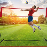 Maxbell Volleyball Training Equipment Net Adjustable for Solo Training Practice Team