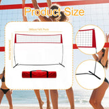 Maxbell Volleyball Training Equipment Net Adjustable for Solo Training Practice Team