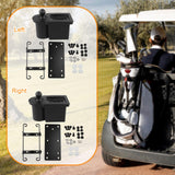 Maxbell Golf Cart Ball Washer Premium Cleaning Tool for Course Golf Cart Accessories Left Side Mount