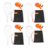 Maxbell Youth Tennis Racket Set Tool Exercise Solo Tennis Training Kit Park Backyard blue