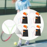 Maxbell Youth Tennis Racket Set Tool Exercise Solo Tennis Training Kit Park Backyard blue