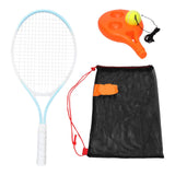 Maxbell Youth Tennis Racket Set Tool Exercise Solo Tennis Training Kit Park Backyard blue