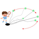 Maxbell Youth Tennis Racket Set Tool Exercise Solo Tennis Training Kit Park Backyard blue