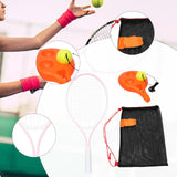 Maxbell Youth Tennis Racket Set Tool Exercise Solo Tennis Training Kit Park Backyard Pink