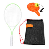 Maxbell Youth Tennis Racket Set Tool Exercise Solo Tennis Training Kit Park Backyard green