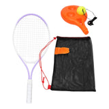 Maxbell Youth Tennis Racket Set Tool Exercise Solo Tennis Training Kit Park Backyard violet