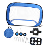 Maxbell Soccer Goal Net for Kids Folded Training Equipment for Park Court Playground Look A