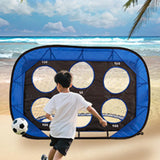 Maxbell Soccer Goal Net for Kids Folded Training Equipment for Park Court Playground Look A