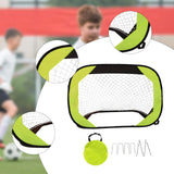 Maxbell Soccer Goal Net for Kids Folded Training Equipment for Park Court Playground Look B