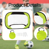 Maxbell Soccer Goal Net for Kids Folded Training Equipment for Park Court Playground Look B