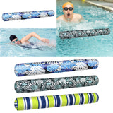Maxbell Inflatable Pool Noodle Floats 51'' Pool Noodles for Beach Swimming Pool Lake blue leaves