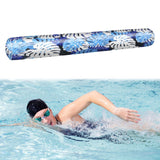 Maxbell Inflatable Pool Noodle Floats 51'' Pool Noodles for Beach Swimming Pool Lake blue leaves