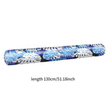 Maxbell Inflatable Pool Noodle Floats 51'' Pool Noodles for Beach Swimming Pool Lake blue leaves