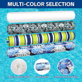 Maxbell Inflatable Pool Noodle Floats 51'' Pool Noodles for Beach Swimming Pool Lake blue leaves