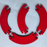 Maxbell Dart Board Surround Splicing Design EVA Dart Board Wall Protector for Office Outer Diameter 71 cm