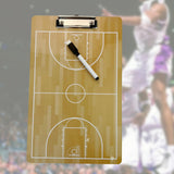 Maxbell Coaches Board Competition Strategy Portable with Marker Basketball Clipboard