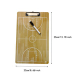 Maxbell Coaches Board Competition Strategy Portable with Marker Basketball Clipboard