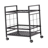 Maxbell Blueprint Storage Rack Map Cabinet Metal Wrapping Paper Cart for School Home