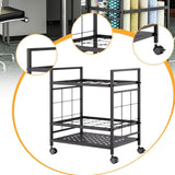 Maxbell Blueprint Storage Rack Map Cabinet Metal Wrapping Paper Cart for School Home