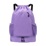 Maxbell Basketball Backpack Bag Folding Racketcarry Bag for Volleyball Travel violet