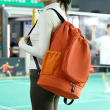 Maxbell Basketball Backpack Bag Folding Racketcarry Bag for Volleyball Travel orange