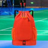 Maxbell Basketball Backpack Bag Folding Racketcarry Bag for Volleyball Travel orange