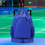 Maxbell Basketball Backpack Bag Folding Racketcarry Bag for Volleyball Travel blue