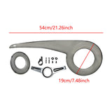 Maxbell Bike Chain Guard Lightweight Cycling Accessories Leisure Bicycle Chain Cover Transparent Black