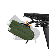 Maxbell Rear Seat Pack Pouch Mountain Road Bike Seat Bag for Sports Biking Commuting Green