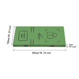 Maxbell Folding Exercise Mat Oxford Cloth Multipurpose for Pilates Fitness Stretches