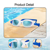 Maxbell Swimming Goggles Anti Fog Swim Glasses for Outdoor Enthusiasts Swimming Pool blue