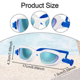 Maxbell Swimming Goggles Anti Fog Swim Glasses for Outdoor Enthusiasts Swimming Pool blue