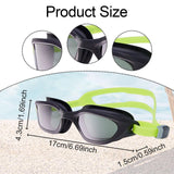 Maxbell Swimming Goggles Anti Fog Swim Glasses for Outdoor Enthusiasts Swimming Pool yellow