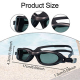 Maxbell Swimming Goggles Anti Fog Swim Glasses for Outdoor Enthusiasts Swimming Pool black