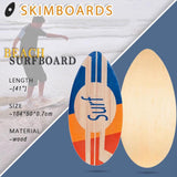 Maxbell Skimboard Standing Men Women Smooth Skimboarding Beginners Sturdy Skim Board