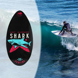 Maxbell Skimboard Shallow Water Water Sports Surfboard for Beginners Men Women Black