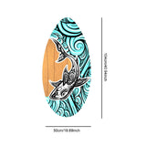 Maxbell Skimboard Skimboarding Stand up Water Sports Beach Toy 41 inch for Men Women Style D