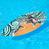 Maxbell Skimboard Skimboarding Stand up Water Sports Beach Toy 41 inch for Men Women Style D