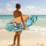 Maxbell Skimboard Skimboarding Stand up Water Sports Beach Toy 41 inch for Men Women Style D