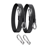 Maxbell 2x Gym Cable Extension Fitness Extension Rope Attachment for LAT Back Tricep