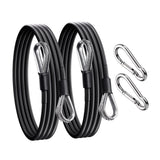 Maxbell 2x Gym Cable Extension Fitness Extension Rope Attachment for LAT Back Tricep