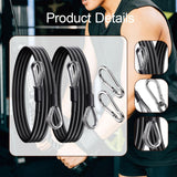 Maxbell 2x Gym Cable Extension Fitness Extension Rope Attachment for LAT Back Tricep